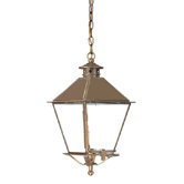 Montgomery  Hanging Lantern with Metal Top