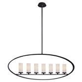 Eclipse 7 Light Oval Pendant