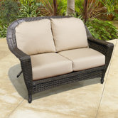 Outdoor Wicker Sofas & Loveseats