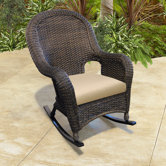 Montclair High Back Chair Rocking Chair with End Table