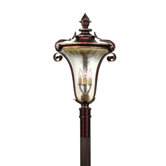 Pirouette 3 Light Outdoor Post Lantern
