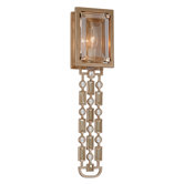 Paparazzi 5" Wall Sconce in Topaz Leaf