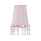 Pearl Flower Sconce Shade in Pink