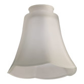 Satin Frost Amherst Style Glass Shade for Ceiling Fan Light Kit