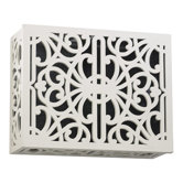 Surface Mount Door Chime Grill in Studio White
