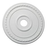 Ceiling Medallion in Studio White