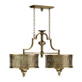 French Damask 6 Light Kitchen Pendant Light