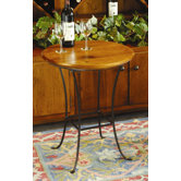 Barrel Top End Table