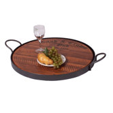 Cask and Crown Serving Tray