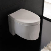 Zefiro Wall Mounted Toilet in White