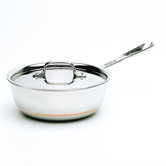 Copper-Core 2-qt. Saucier with Lid