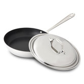 Stainless Non-Stick French Skillet with Lid