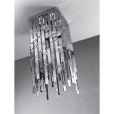 Glitter 1 Light Semi Flush Mount