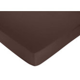 Hotel Blue and Brown Collection Fitted Crib Sheet  - Brown