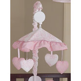 Pink Toile Collection Musical Mobile