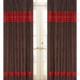 Wild West Cowboy Collection Window Panels  - Chocolate and Bandana