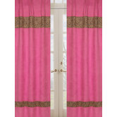 Cheetah Pink Collection Window Panels