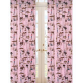 Cowgirl Collection Window Panels  - Cowgirl Print