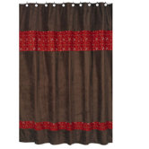 Wild West Cowboy Collection Shower Curtain  - Bandana Print