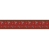 Wild West Cowboy Collection Wall Paper Border  - Bandana Print