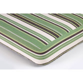 Ethan Stripe Print Fitted Crib Sheet