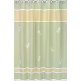Green Dragonfly Dreams Shower Curtain