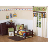 Jungle Time Collection 5pc Toddler Bedding Set