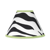 Zebra Lime Collection Lamp Shade