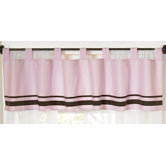 Hotel Pink and Brown Collection Window Valance