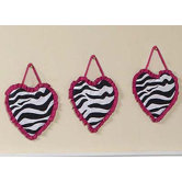 Zebra Pink Collection Wall Hangings
