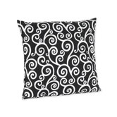 Kaylee Collection Decorative Pillow  - Scroll Print