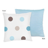 Mod Dots Blue Collection Decorative Pillow