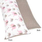 Elephant Pink Collection Body Pillow Case