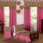 Cheetah Girl Toddler Bedding Collection