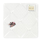 Minky Dot White Collection Memo Board