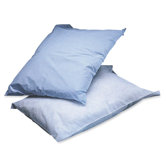 Pillowcases, Poly Tissue, Disposable, 100/BX, Blue