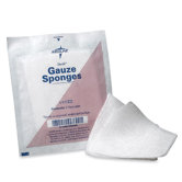 Gauze Sponges, Nonsterile, 2"x2", 12 Ply, 200/PK, White