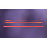 14 FR Sterile Red Rubber Coude-Style Urethral Catheter (Case of 12)