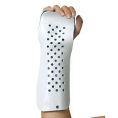 Left Padded Foam Forearm Splint