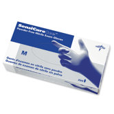 Sensicare Ice Nitrile Gloves, Blue, 200 per Pack, Medium