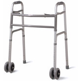 Bariatric Folding Walker with 5" Wheels