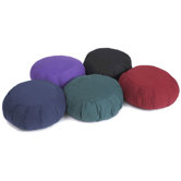 Round Cotton Zafu with Cotton Batting