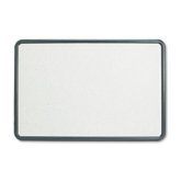 Contour Granite-Finish Tack Board with Black Frame 36" W x 24" D