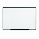 Total Erase Marker Board, 72 x 48, White, Graphite Frame