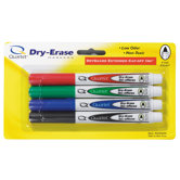 4 Count Assorted Fine Tip Dry Erase Marker