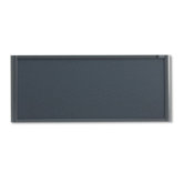 Workstation Bulletin Board with Gray and Graphite Frame