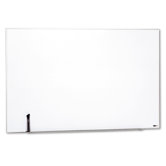 Magnetic Dry-Erase Board in White with Aluminum Frame 48" W x 31" H