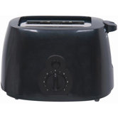 Essentials Two SliceToaster in Black