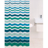 PEVA Shower Curtain in Lagoon