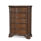Old World 6 Drawer Chest